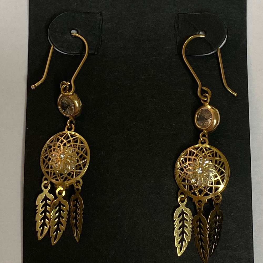 10k Dream Catcher Earrings